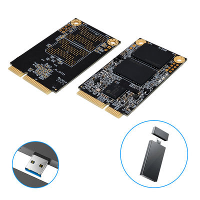 MSATA 상업용 SSD 외장형 하드 드라이브 128GB ~ 2TB 충격 저항