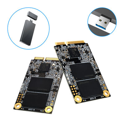 MSATA 상업용 SSD 외장형 하드 드라이브 128GB ~ 2TB 충격 저항