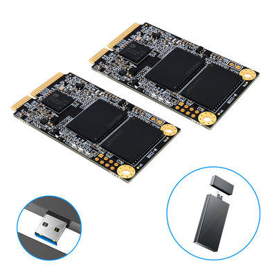 소음 없는 휴대용 상업용 SSD MSATA 하드 드라이브 64GB ~ 2Tb 빠른 데이터 전송