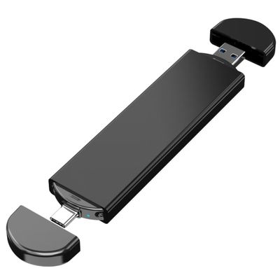 C형 USB3.0 SSD 외장 하드 드라이브 M.2 Nvme Sata 랩톱용 듀얼 인터페이스 디자인