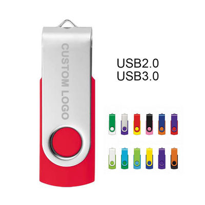 64g 32g 16g8g USB 플래시 메모리 디스크 360도 회전 플래시 드라이브 기업 로고
