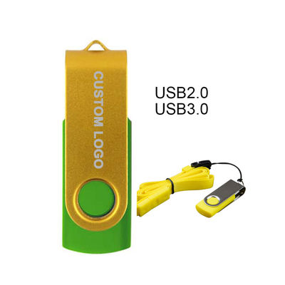 64g 32g 16g8g USB 플래시 메모리 디스크 360도 회전 플래시 드라이브 기업 로고